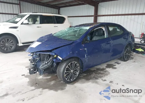 2015 Toyota Corolla S Premium from USA, damaged, VIN 2T1BURHE6FC481291